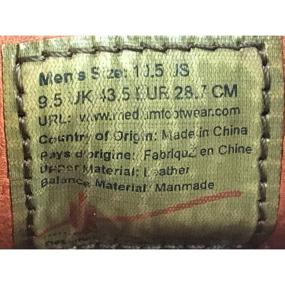 Medium Mens Dark Brown Round Toe Lace Up Derby‎ Dress Shoes Size US 10.5 - Picture 11 of 11